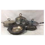 Silver-Plated Serving Dishes and Bowls