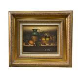 L. Habady Still life oil on canvas