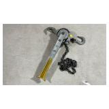 manual lever chain hoist (commonly called a "