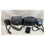 collection of vintage and modern black