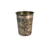 Antique 1900 J Tostrup Norway 830 Silver Beaker