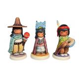 (3) Vintage Goebel Degrazia Porcelain Figurines