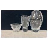 Orrefors and Crystal Glass Pieces