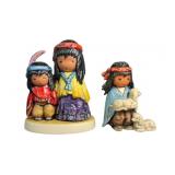 (2) Vintage Goebel Degrazia Porcelain Figurines