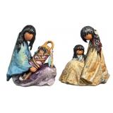 (2) Vintage Goebel Degrazia Porcelain Figurines,