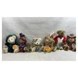 collection of vintage Brass Button Bears