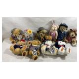 collection of vintage Brass Button Bears (also