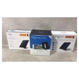 Ring camera and ring solar panels