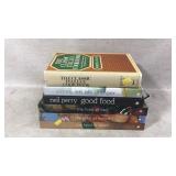 Seven Cookbooks on Italian, Spanish, French Cuisin