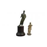 (2) Antique Cast Iron Figures