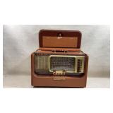 vintage brown leather Zenith Trans-Oceanic