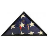 American Flag with Knights of Columbus Past