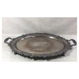 Silver plated platter