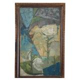 CLINTON HILL ABSTRACT OIL ON CANAVS