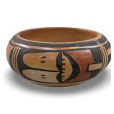 ROSETTA HUMA HOPI TEWA POLYCHROME POTTERY BOWL