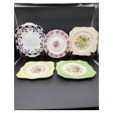 9 VINTAGE AND ANTIQUE CABINET PLATES