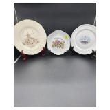 3 NOVA SCOTIA RELATED PLATES