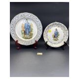 2 BOY BLUE PLATES