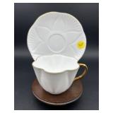 SHELLEY TEACUP AND SAUCER