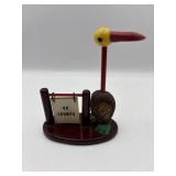 VINTAGE NUT BIRD -CARD GAME TRUMP MARKER