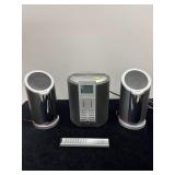 SANYO CD PLAYER - RADIO WITH SPEAKERS AND REMOTE