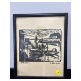 EARL BAILLY PRINT - BLUE ROCKS