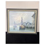 SIGNED - K. THOMAS - ORIGNAL OIL ON CANVAS