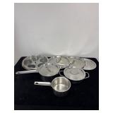 SELECTION OF PADERNO POTS AND PANS