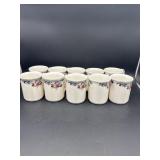 10 ROYAL DOULTON 'AUTUMN'S GLORY ' MUGS