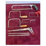 LOT OF ASSORTED SMALL HACK/DETAIL SAWS