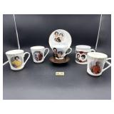 5 ROYALITY RELATED CUPS AND MUGS