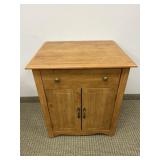 COMPOSITE 1 DRAWER, 2 DOOR CABINET ON CASTERS