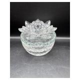 MODERN CRYSTAL COVERED DISH