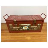 TOLE PAINTED AMMUNITION BOX