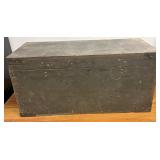 WOODEN STORAGE TRUNK