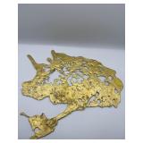 MELTED METAL CONTEMPORARY ABSTRACT ART PIECE