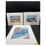 3 UNFRAMED TOM ALWAY PRINTS