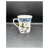 ARGYLE BONE CHINA MUG FISHING THEME