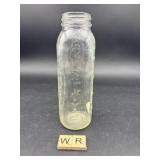 ANTIQUE GLASS BABY BOTTLE - BY CURITY