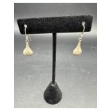 PAIR OF STERLING EARRINGS