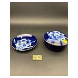 COVERED DISH WITH MATCHING PLATE