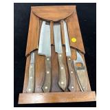 AMWAY STAINLESS STEEL KNIFE SET