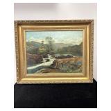 'EEL POTS BY COTTAGE STREAM' BY G. C.W