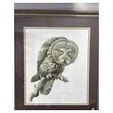 'GREAT GREY OWL' LE SIGNED JAMES FENWICK LANSDOWNE