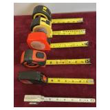 LOT OF TAPE MEASURES