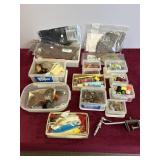 LOT OF FLY TYING SUPPLIES AND GEAR