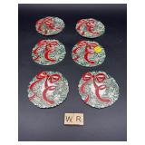 SET OF 6 CHRISTMAS COASTERS