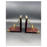 PAIR OF ANCHOR BOOK-ENDS