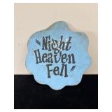 ADVERTISING PIECE 1958 FILM THE NIGHT HEAVEN FELL