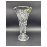 PINWHEEL CRYSTAL VASE